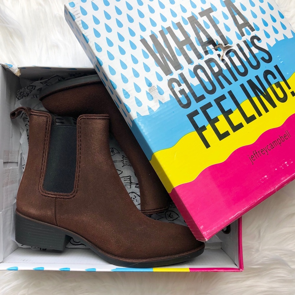 NIB Jeffrey Campbell Stormy Rain Boots - Picture 4 of 8